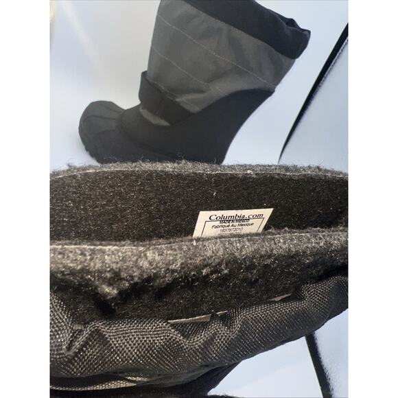 NEW Columbia Kids Snow Boots Insulated Powderbug Black WaterproofYouth Size 11 - Picture 8 of 8